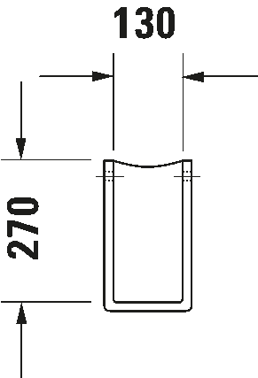 Starck 3 Полупьедестал для # 030050 4