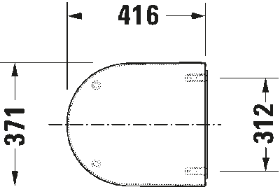 Starck 3 Сиденье для унитаза Vital 3