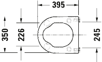 Starck 3 Кольцо сиденья для унитаза Vital 3