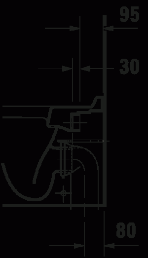 Starck 3 Унитаз напольный для независимого подключения воды 6