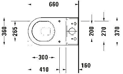 Starck 3 Унитаз комбинированный (не вкл. бачок) 10