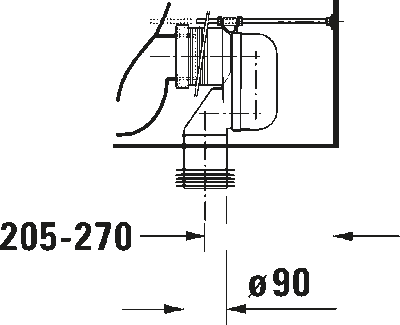 Starck 3 Напольный унитаз в комплекте Big Toilet с вертикальным смывом 8