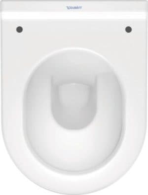 Starck 3 Унитаз подвесной компакт с вертикальным смывом 8
