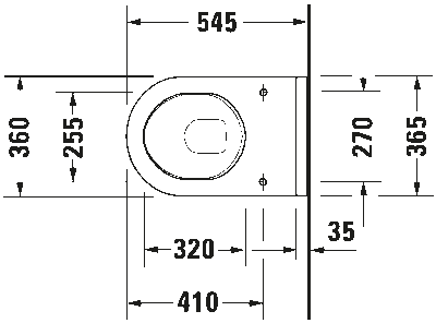 Starck 3 Унитаз подвесной. Модель с системой смыва 3