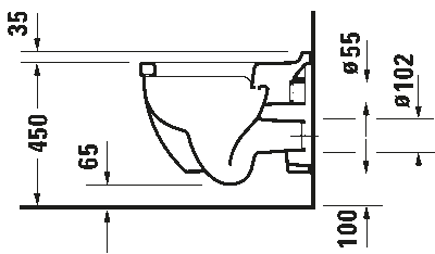 Starck 3 Унитаз подвесной Comfort с вертикальным смывом 4
