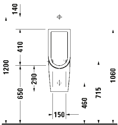 Starck 3 писсуар 5