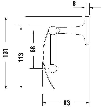 Starck T Держатель для туалетной бумаги с крышкой 24