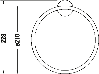 Starck T Кольцо для полотенца 20