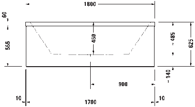 Starck Встроенная ванна 7