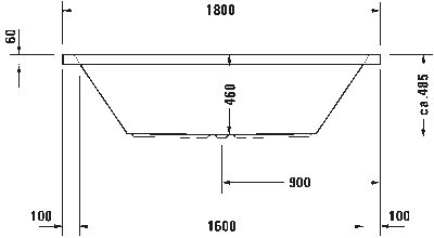 Starck Встроенная ванна 8