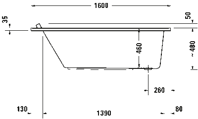 Starck Встроенная ванна 6
