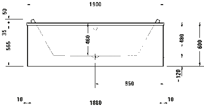Starck Встроенная ванна 6