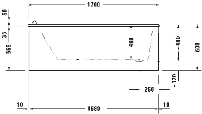 Starck Прямоугольная 10