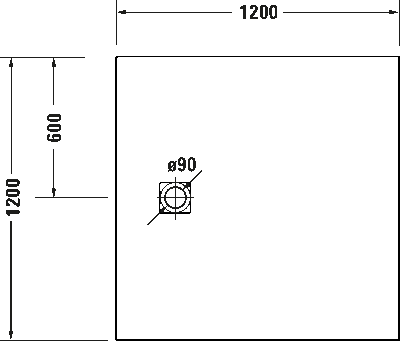 Sustano Душевой поддон квадратный 12
