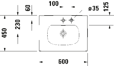 Viu Умывальник встраиваемый для встраивания сверху 4