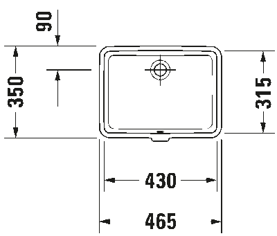 Vero Умывальник встраиваемый 5