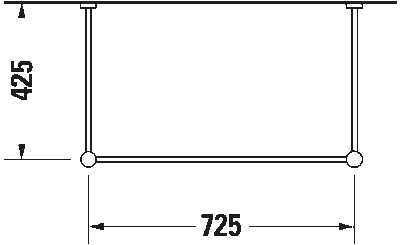 Vero, Vero Air Металлическая консоль регулировка по высот + 50 мм 3