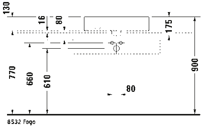 Vero Раковина шлифованный вариант 7