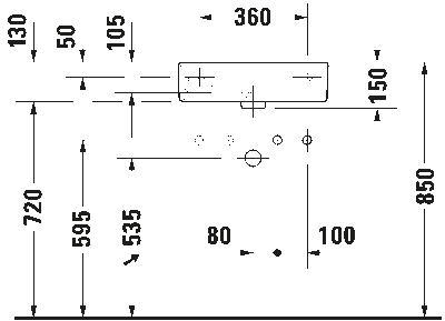 Vero Умывальник для рук 8