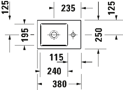 Vero Air Умывальник для рук 10