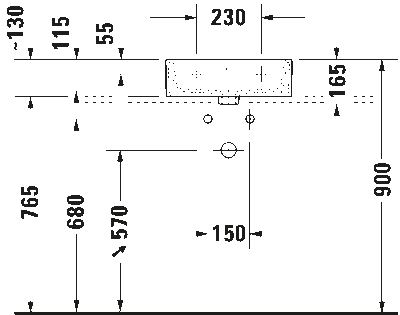 Vero Air Умывальник для рук шлифованный 10