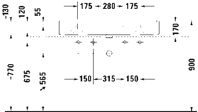 Vero Air Умывальник шлифованный с переливом 23