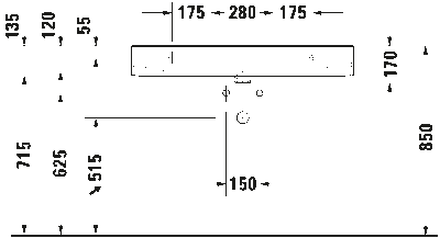 Vero Air Умывальник шлифованный с переливом 26