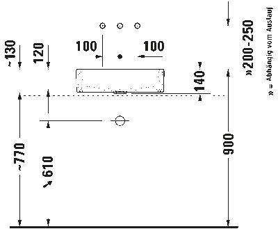 Vero Air Раковина шлифованный вариант 5