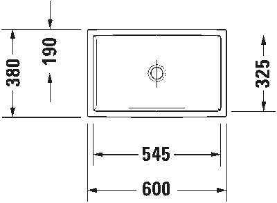 Vero Air Раковина шлифованный вариант 7