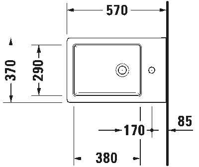 Vero Air Биде подвесное с переливом 3