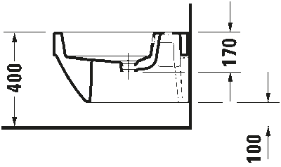Vero Air Биде подвесное с переливом 4