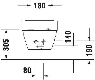 Vero Air Биде подвесное с переливом 5