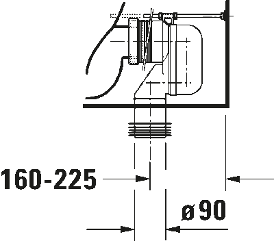 Viu Унитаз напольный комбинированный Duravit Rimless® без смывного края 8