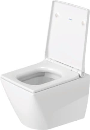 Viu Унитаз подвесной компакт Duravit Rimless без смывного края с вертикальным смывом вкл. крепление Durafi © 4 4