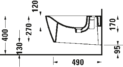 Viu Биде подвесное с переливом 4