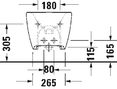 Viu Биде подвесное с переливом 5