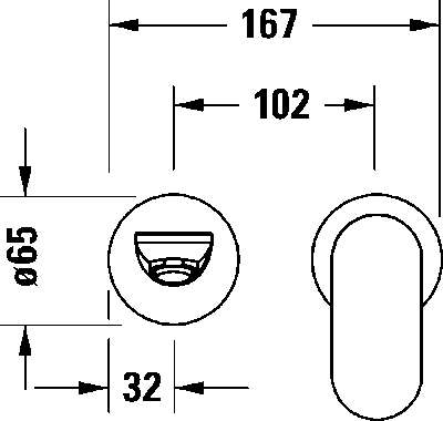 Wave Однорычажный смеситель для раковины скрытого монтажа 18