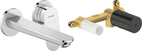 Wave Однорычажный смеситель для раковины скрытого монтажа