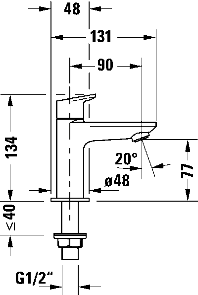 Wave Кран для холодной воды 17