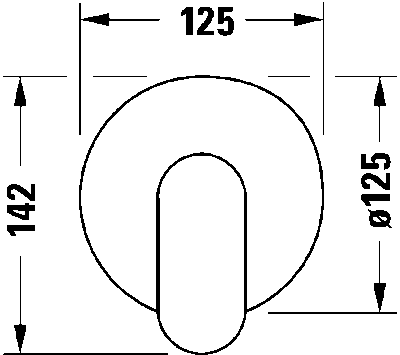 Wave Однорычажный смеситель  скрытого монтажа 10