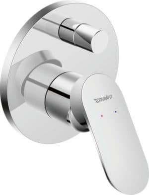 Wave Однорычажный смеситель  скрытого монтажа с переключателем на 2 потребителя 6