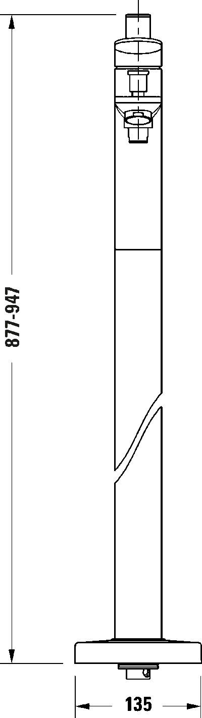 Wave Однорычажный напольный смеситель для ванны 10