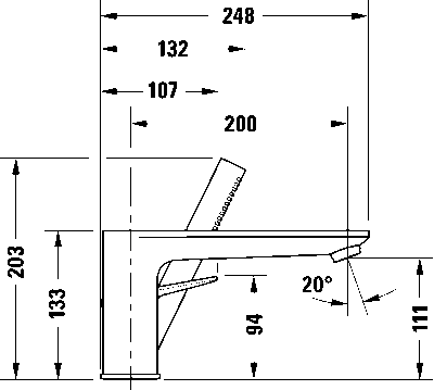 Wave Смеситель на борт ванны 10