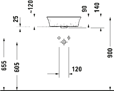 White Tulip Раковин шлифованный вариант без перелива без площадки под смеситель включая выпуск  керамической крышкой вкл 16