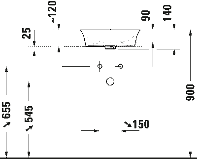 White Tulip Раковин шлифованный вариант без перелива без площадки под смеситель включая выпуск  керамической крышкой вкл 17