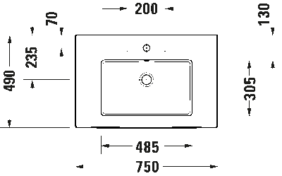 White Tulip Умывальник 19