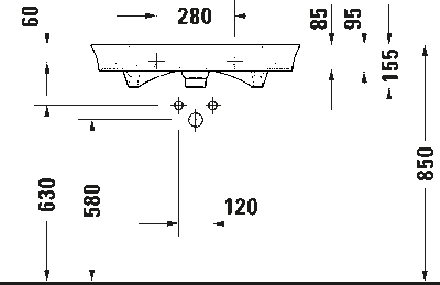 White Tulip Умывальник 21