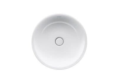 White Tulip Умывальник для мебел без перелива без площадки под смеситель включая выпуск  керамической крышкой включая кр 2