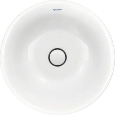 White Tulip Умывальник для мебел без перелива без площадки под смеситель включая выпуск  керамической крышкой включая кр 4