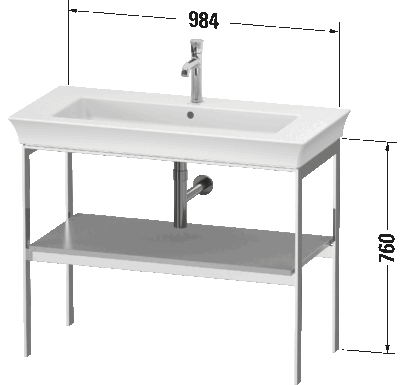 White Tulip Металлическая консоль 29